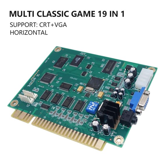 60‑in‑1 Multi Classic Arcade Game Board