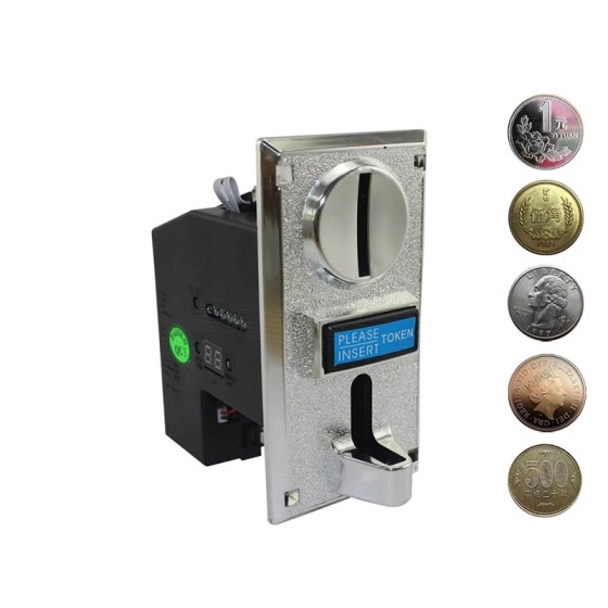 Electronic Roll Down Selector Arcade Game Ticket Vending Machine