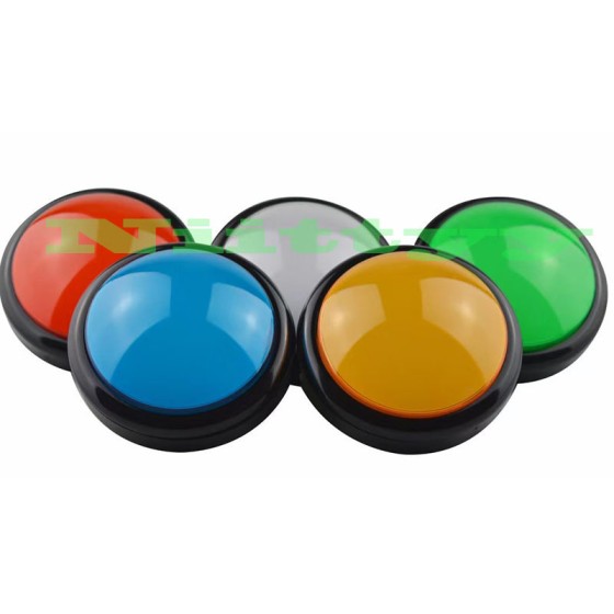 100mm Big Round LED Illuminated Arcade Push Buttons