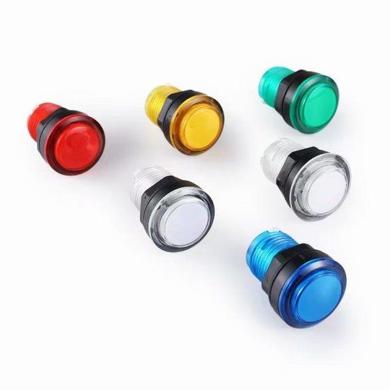 33mm Round Arcade Push Button