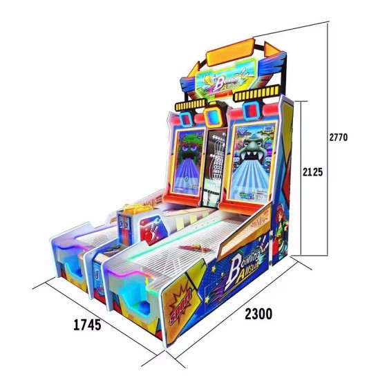 Kids Electronic Bowling Simulation Machine