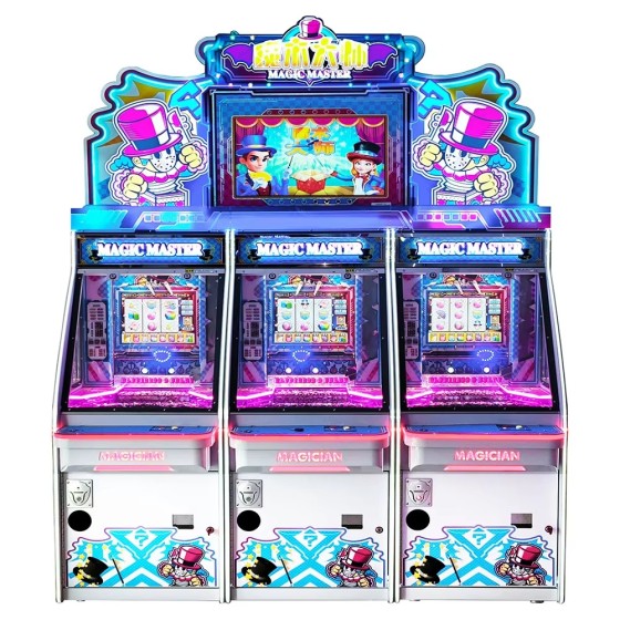 Metal Coin Pushing Arcade Lottery Game Machine