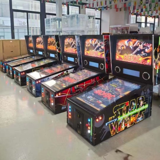 43-Inch 4K Virtual Pinball Game Machine 4 Screens