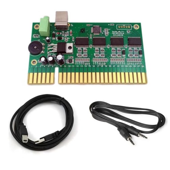 USB to 1-2 Player Converter/PC to Jamma Converter Board