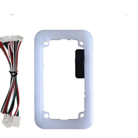 LED Flash Decorative Front Type Arcade Vending Machine Coin Acceptor Frame Illuminate Plastic Accessory