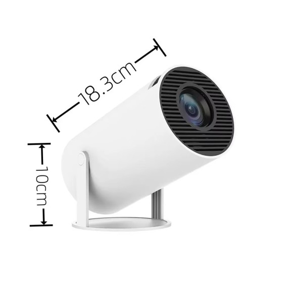 HY300 Portable LCD Smart Projector Android 11 4K Support