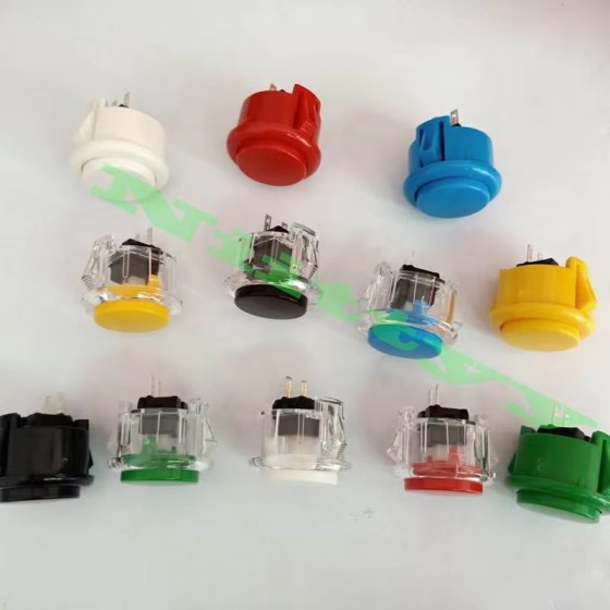 Small Circle Sanhe Button Switch for 24mm/30mm Console Games