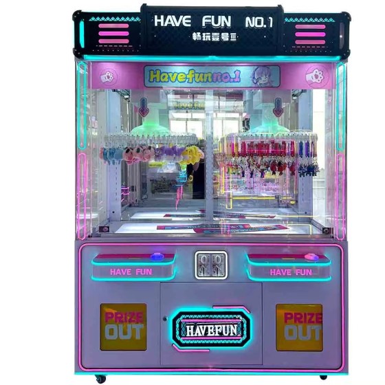 Coin Operated Two Player Crane Machine