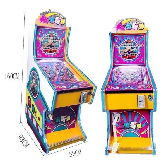 Children's Coin-Operated Lottery Pinball Machine