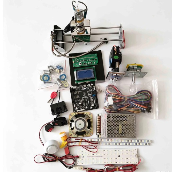 DIY Kit Racing Gantry Toys Crane Vending Machine LCD Game Board 24V Power LED
