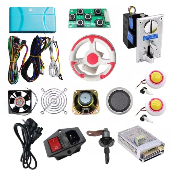 Car Racing Karting Game Board for Coin-Operated Arcade Game Machine Kit DIY