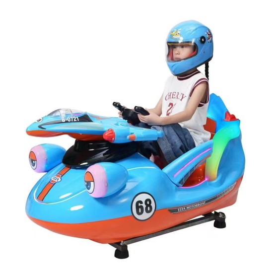Frog-shaped Children's 3D Wireless Racing Car & Spaceship Amusement Ride Game