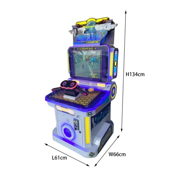 Coin Operated Fishing Racing Car Shooting Vending Machine