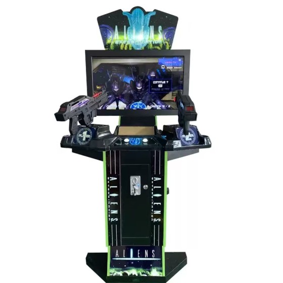Two-Person LCD Screen Video Simulation Shooting Arcade Game