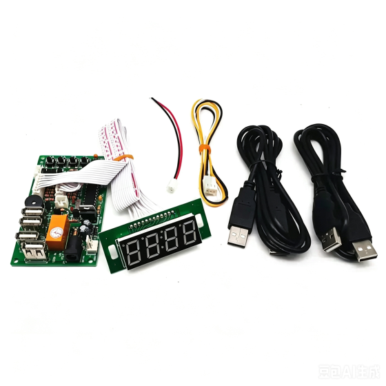 Stainless Steel CPU Multi Coin Acceptor Timer Control Board Power Kits