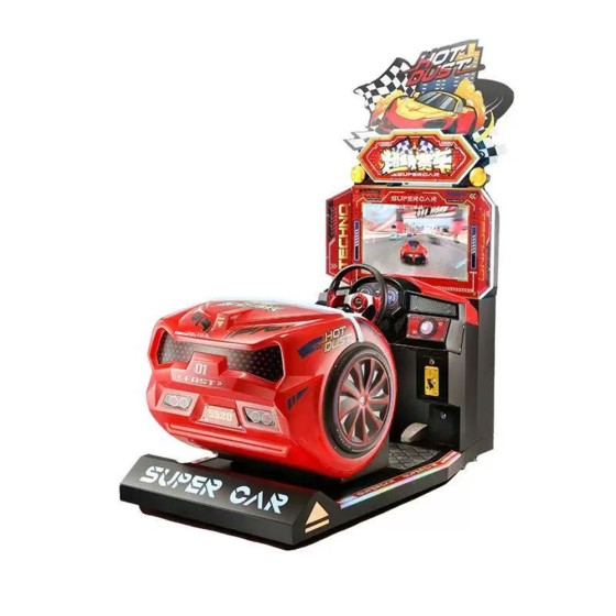 Indoor 3D Simulator Arcade Driving Coin-Operated Children's Racing Game