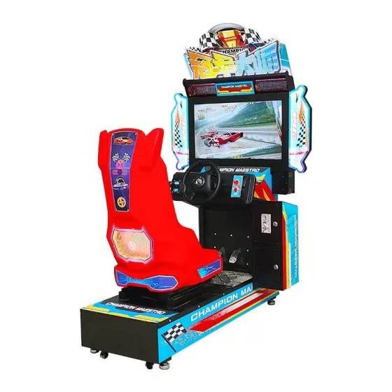 22-Inch Screen Coin Operated Racing Simulator Arcade Game
