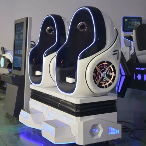 9D Virtual Egg Chair Simulator 360° Interactive MR Gaming Device Two-Person VR Gaming Equipment