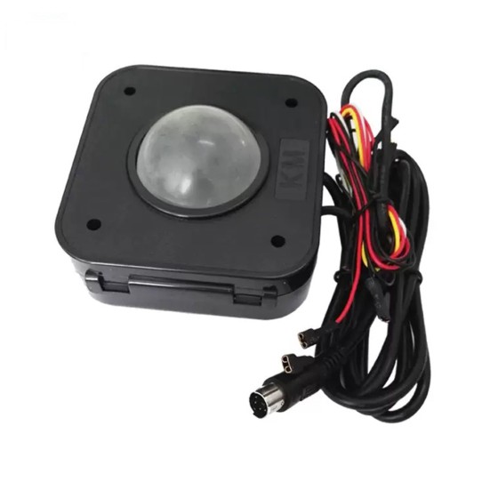 USB/PS2 3'' Diameter Blue Plastic Illuminated Token Allocator