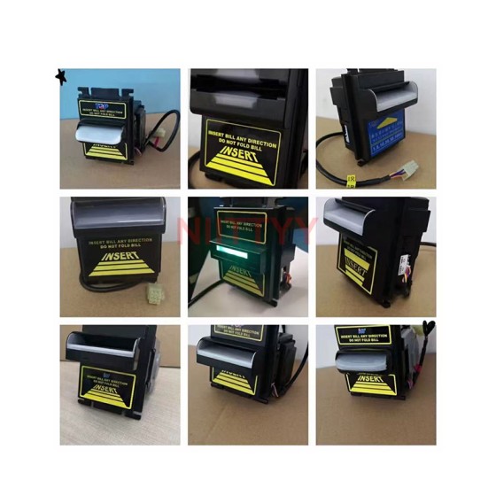 Coin Acceptor Crane Machine Vending Game Room Bill