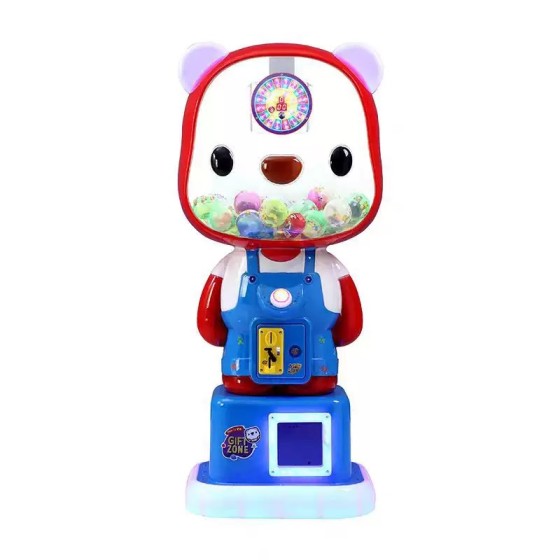 Cute Bear Coin Operated Shooting Machine
