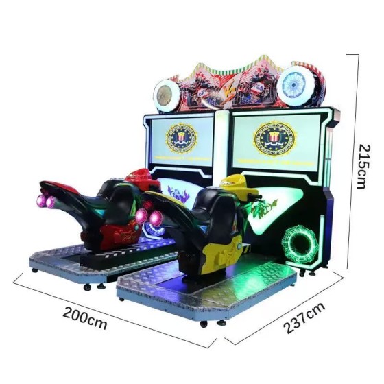 Most Popular Two-Person Race Video Arcade Game Console