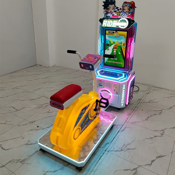 Coin Operated Plastic Bike Racing Games Machine