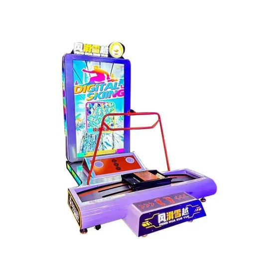 Durable Metal Skiing Arcade Video Machine