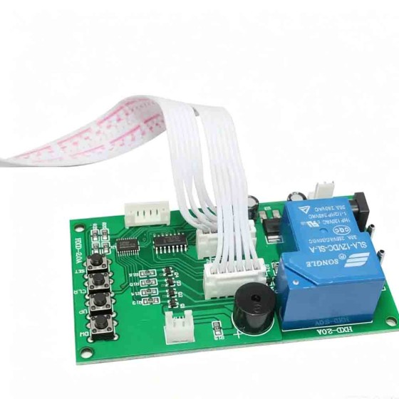 Timer Control Board Time Controller PCB Coin Acceptor for Arcade Machine Massage Chair White