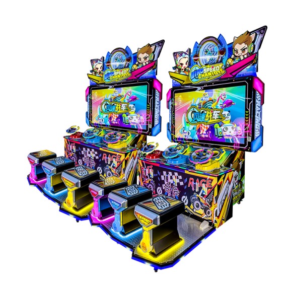 Storm Racer Arcade Game Machine 3 Players