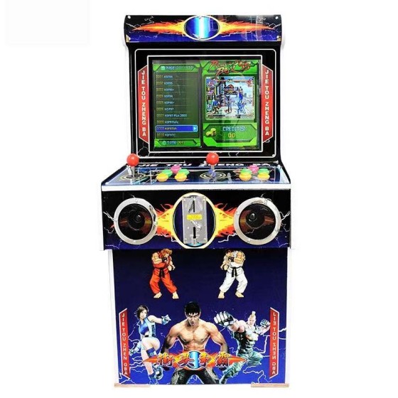 17-Inch Fighter Coin-Operated Arcade Game Machine 36800 Fighting Arcade Made of Durable Metal