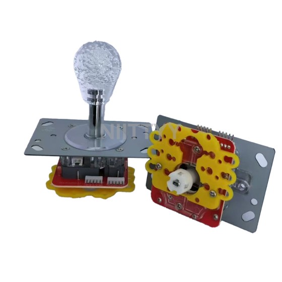 RGB Colorful Light Crystal Ball Joystick Arcade Game Controller Handle Replacement Parts