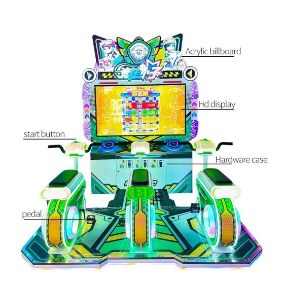 Arcade Bike Racing Simulator & Sport Prize Gift Redemption Ticket Game Machine