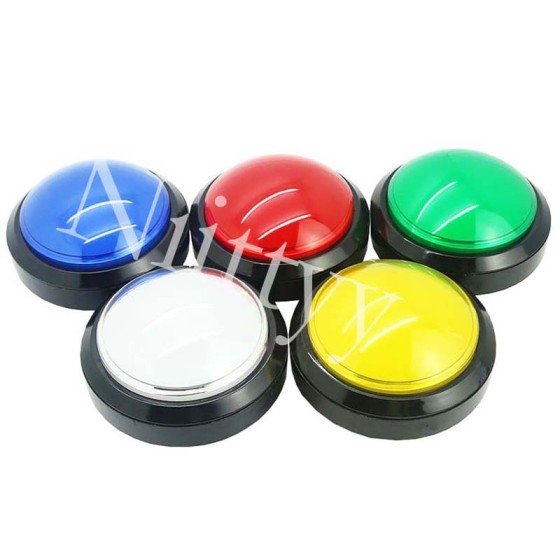 100mm LED Illuminated Plastic Dome Start Button
