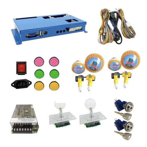 DIY Kit Fish Hunter Game 34 1 Arcade Coin Operated Board Game