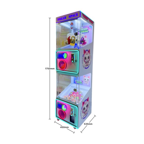 2-Person Fishing Game Giant Mini Claw Machine